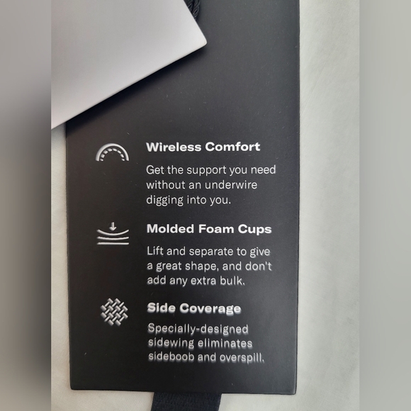 Knix Wingwoman Contour Bra Black Padded Wireless Adjustable Size (5) 38C/D 40C - Picture 8 of 13